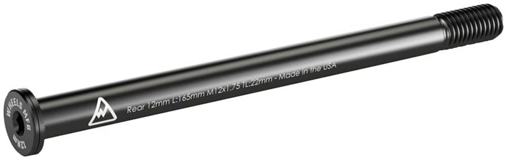 Wheels MFG Rear Thru Axle in Black - Image 1 of 2