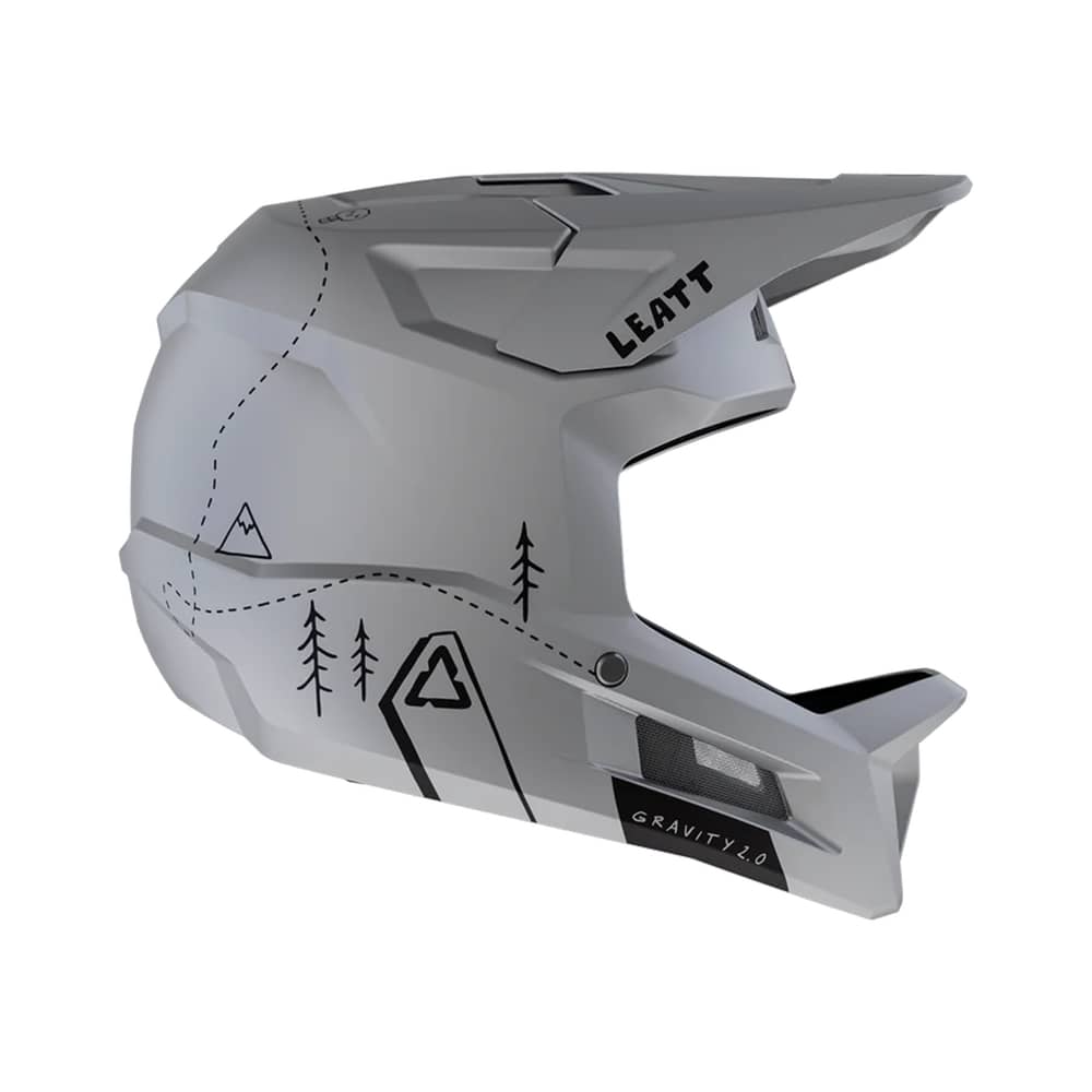 Leatt Helmet MTB Gravity 2.0 in Grey - Image 2 of 4