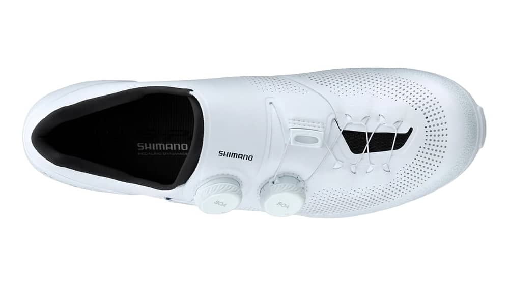 Shimano SH-RX910 S-PHYRE Gravel Shoes in White - Image 3 of 4