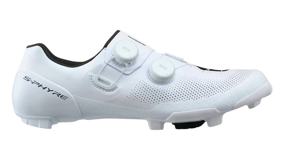Shimano SH-RX910 S-PHYRE Gravel Shoes in White - Image 1 of 4