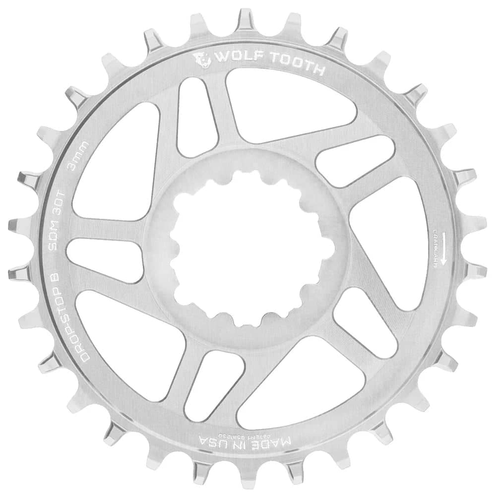 Wolf Tooth Direct Mount Chainring in Raw Silver - Image 1 of 1