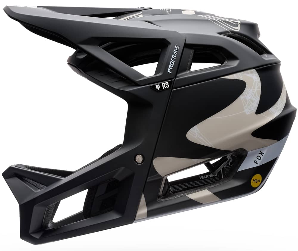 Fox Proframe RS Diffuse Helmet in Black - Image 3 of 7