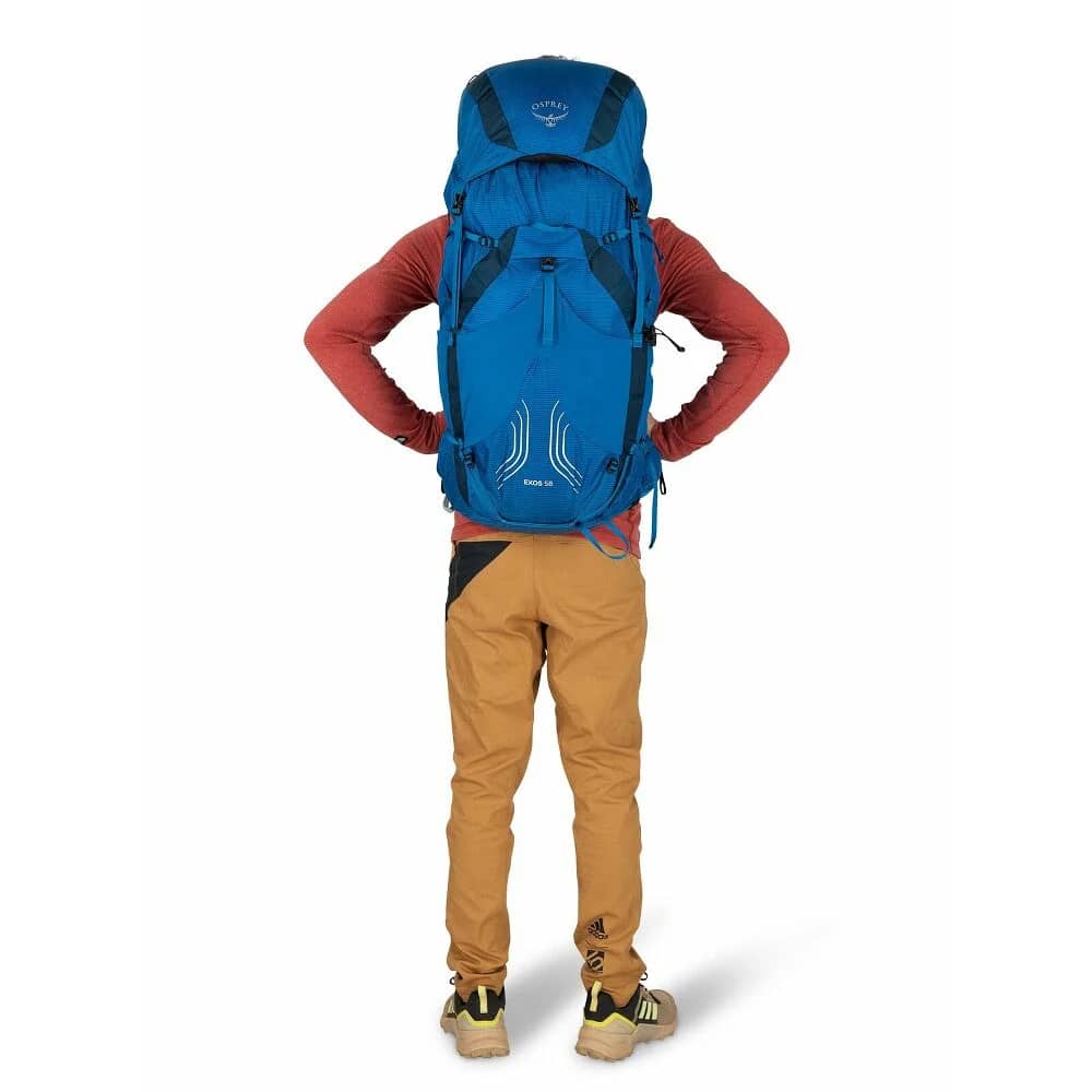 Osprey Exos 58 Backpack in Blue Ribbon - Image 4 of 4