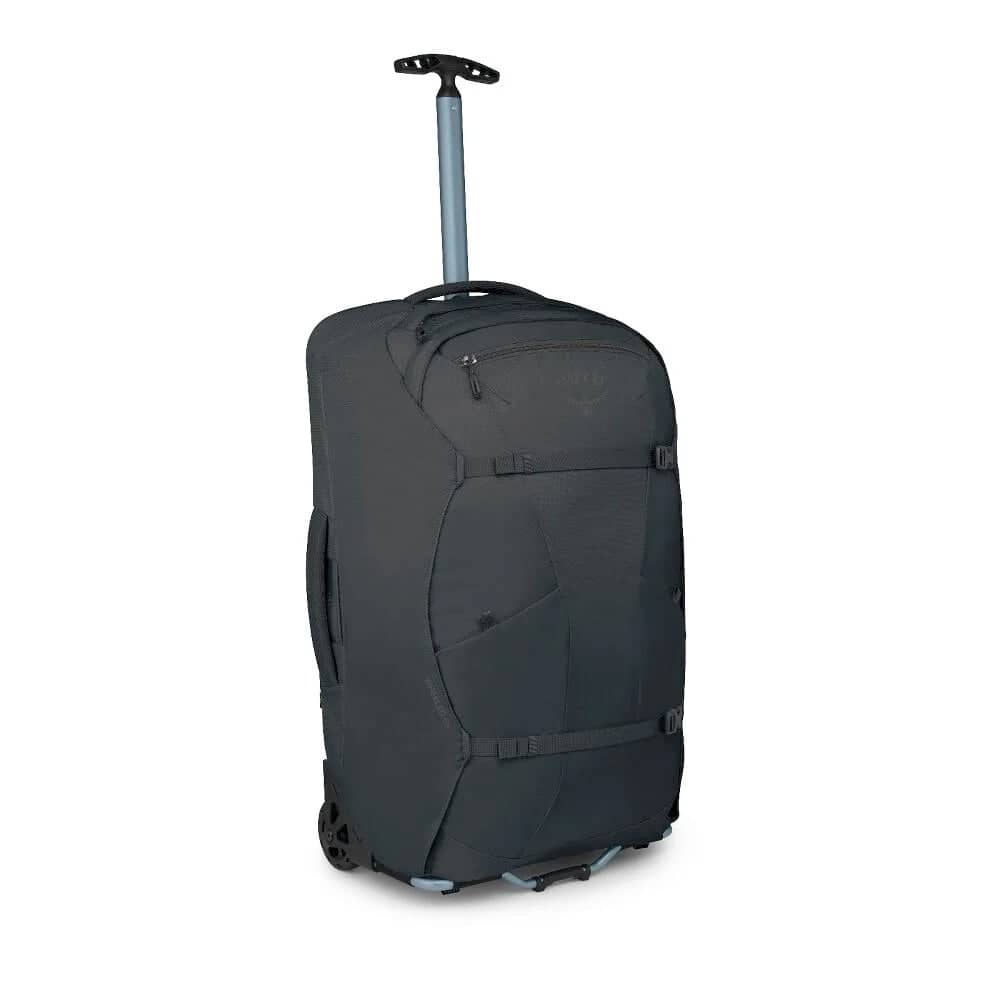 Osprey Farpoint Fairview Wheeled 65 Travel Pack in Black - Image 1 of 3