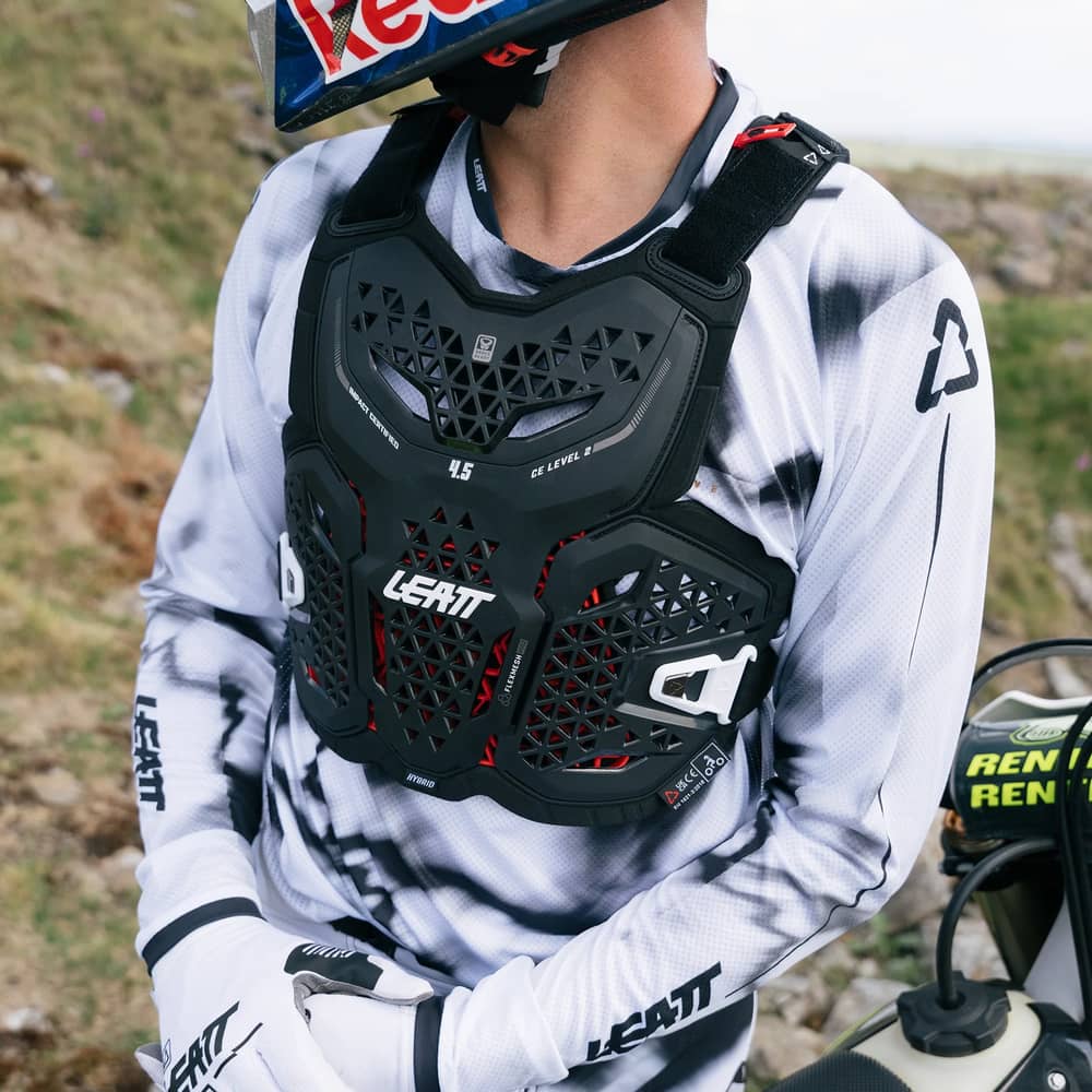 Leatt Chest Protector 4.5 Hybrid in Black - Image 3 of 5
