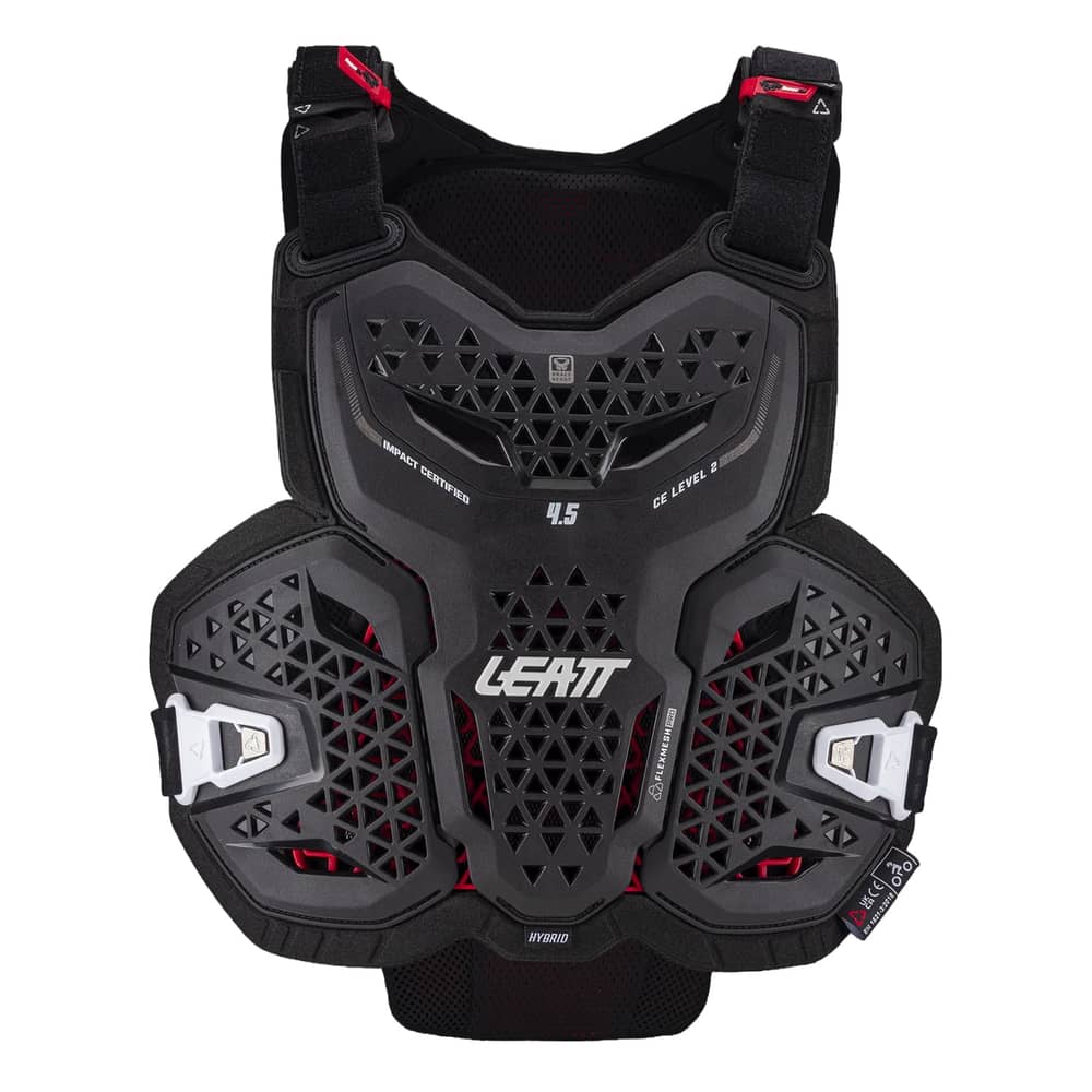 Leatt Chest Protector 4.5 Hybrid in Black - Image 1 of 5