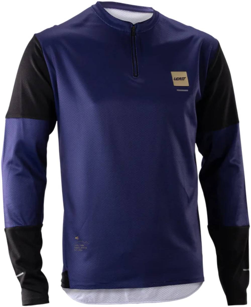 Leatt Leatt | Jersey Mtb Endurance 3.0 Long Sleeve Men's | Size Small In Galaxy Blue