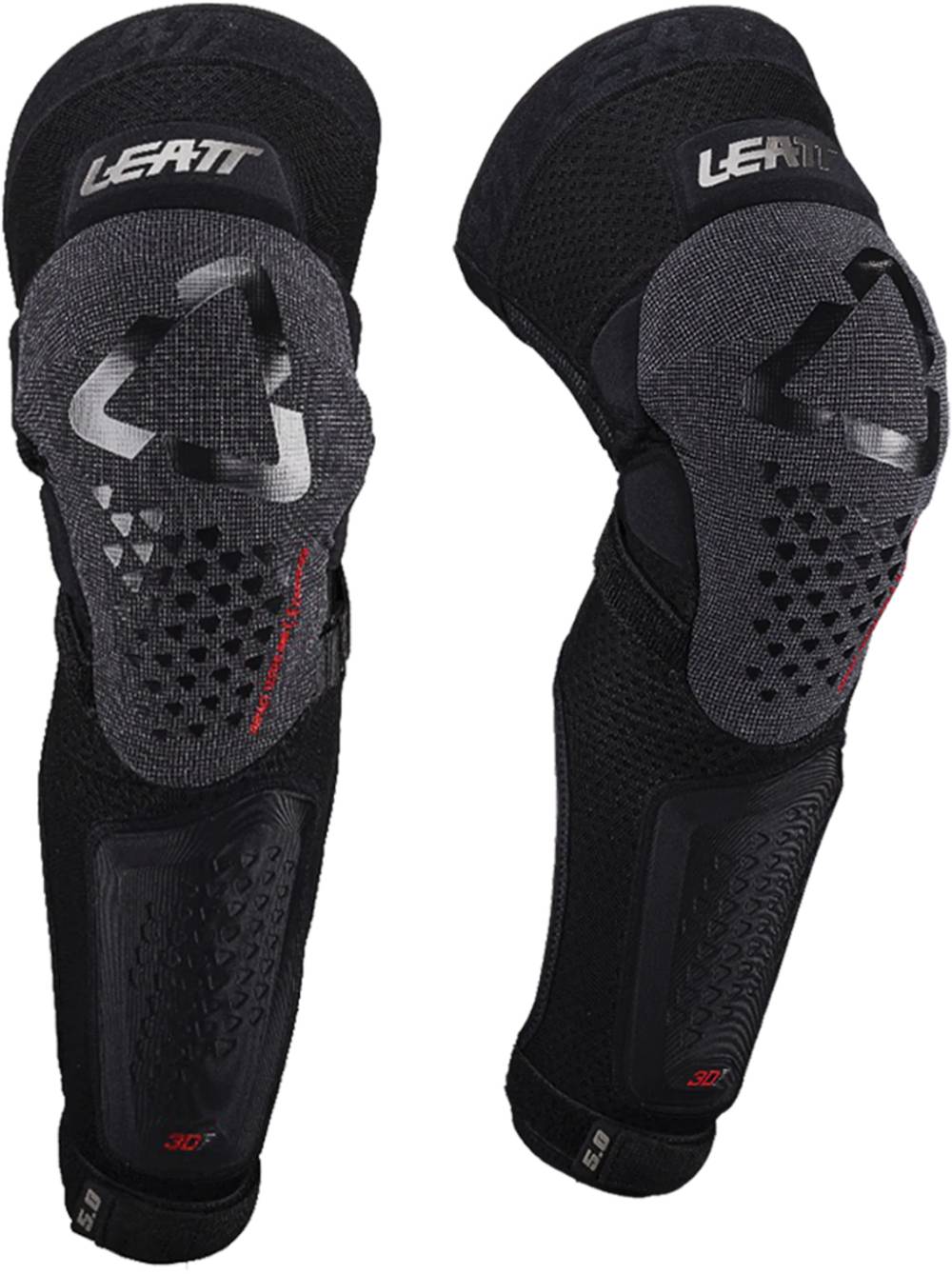 Leatt Knee Guard 3DF 5.0 Evo EXT Jr in Black - Image 1 of 1