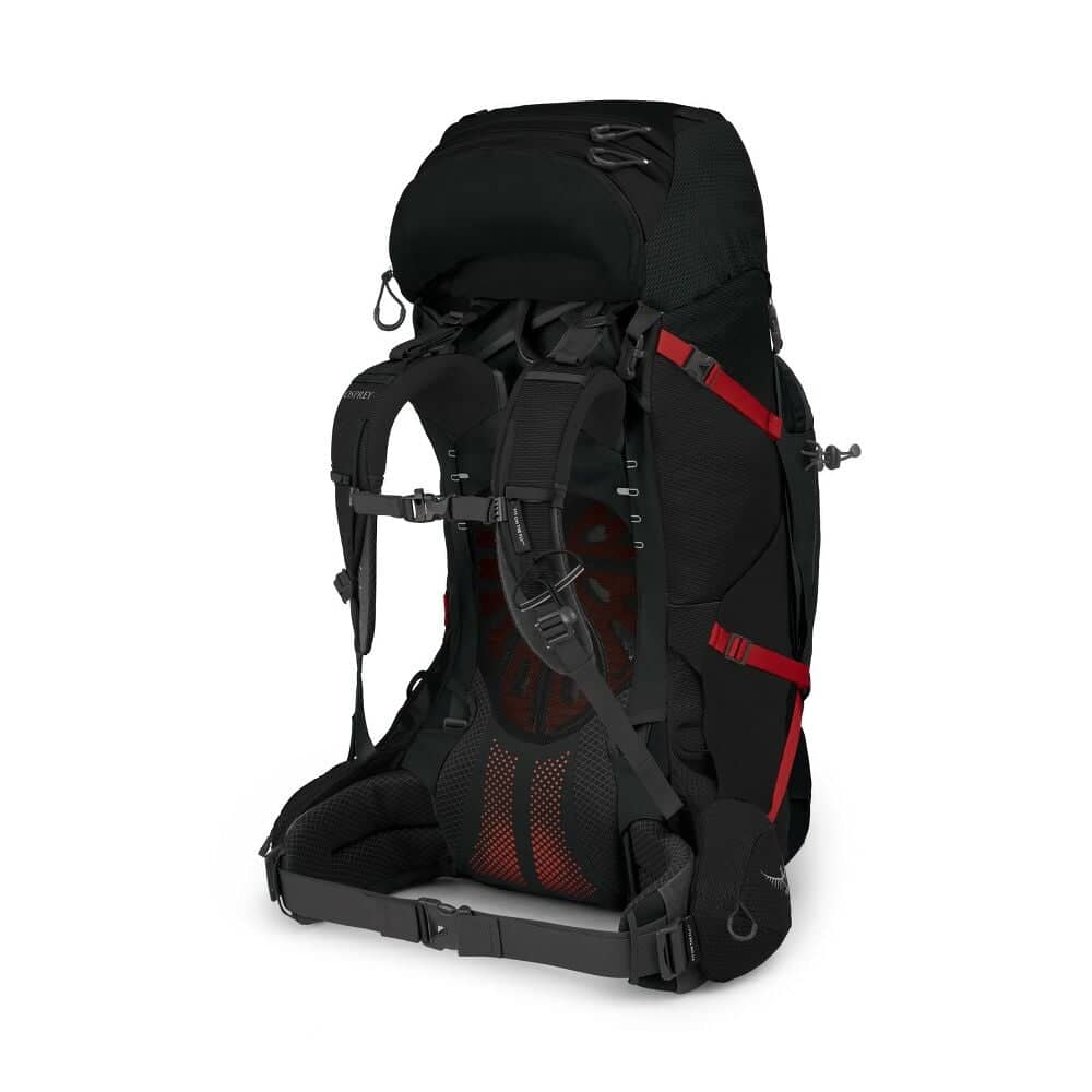 Osprey Aether Plus 70 Backpack in Black - Image 2 of 2