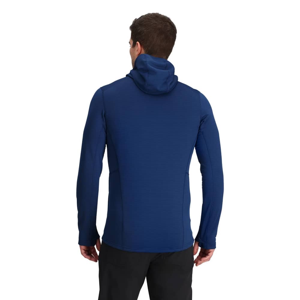 Outdoor Research Men's Vigor Grid Fleece Pullover Hoodie in Cenote - Image 2 of 5