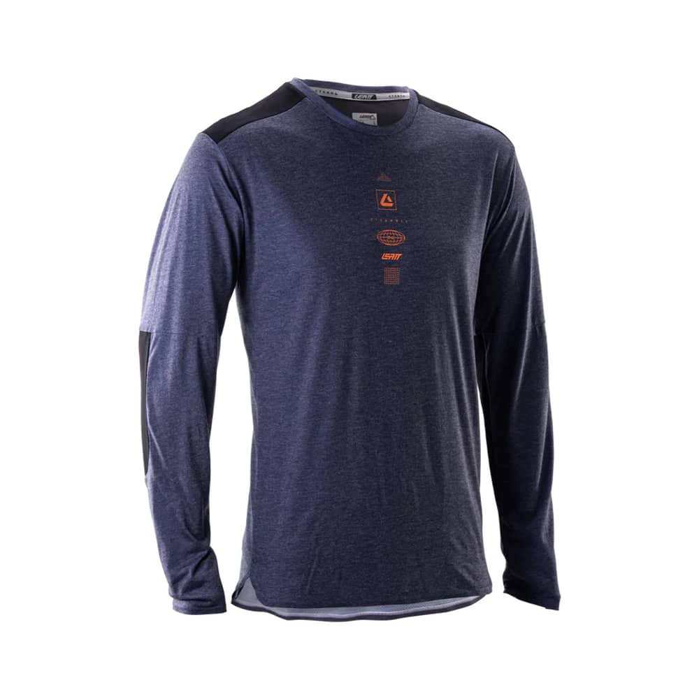 Leatt Leatt | Jersey Mtb Trail 4.0 Long Sleeve Men's | Size Medium In Galaxy Blue