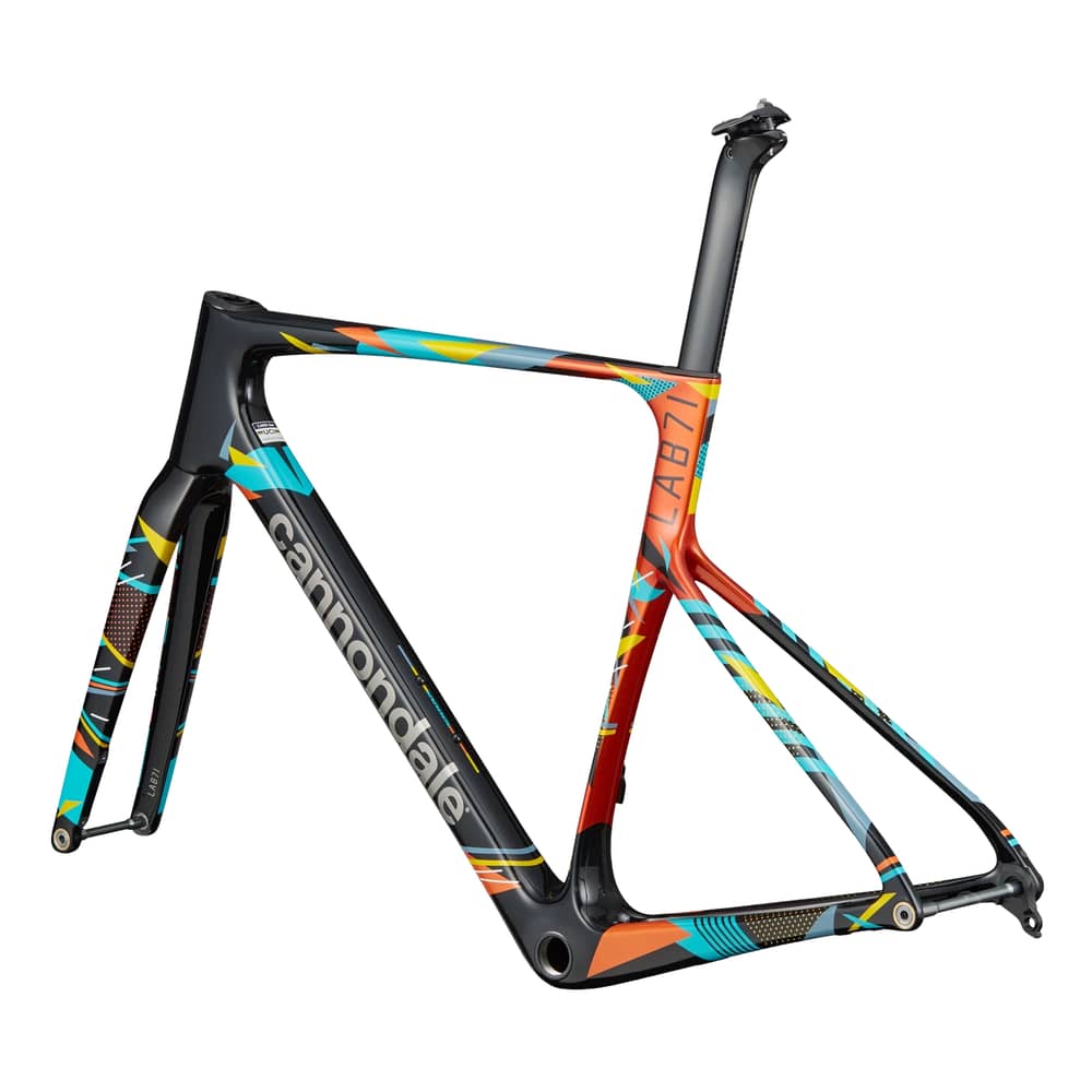 Cannondale LAB71 SuperSix EVO Frameset 2026 in Black/WOW - Image 3 of 3