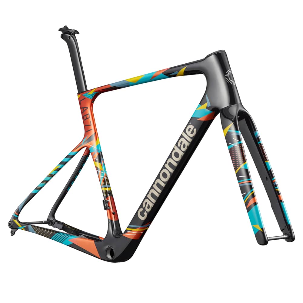 Cannondale LAB71 SuperSix EVO Frameset 2026 in Black/WOW - Image 2 of 3