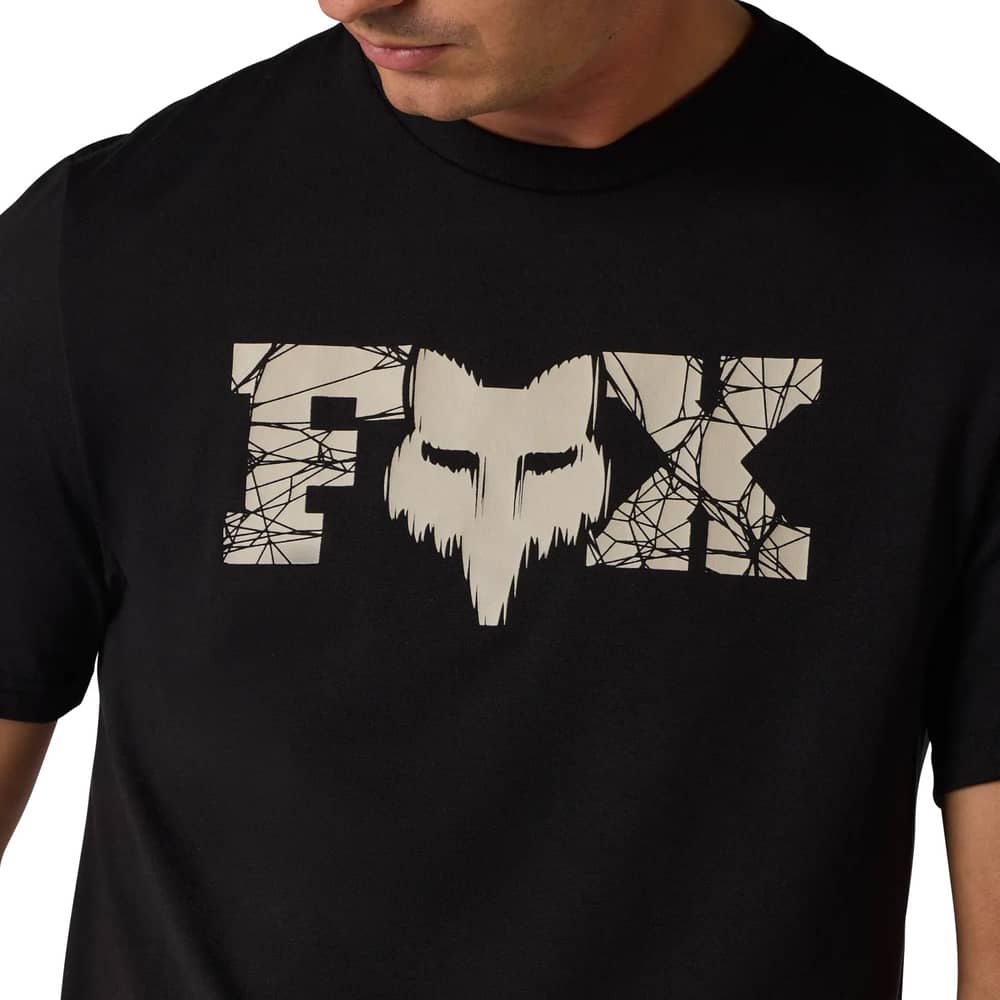 Fox Diffuse Dri-Release Short Sleeve Tee in Black - Image 5 of 5