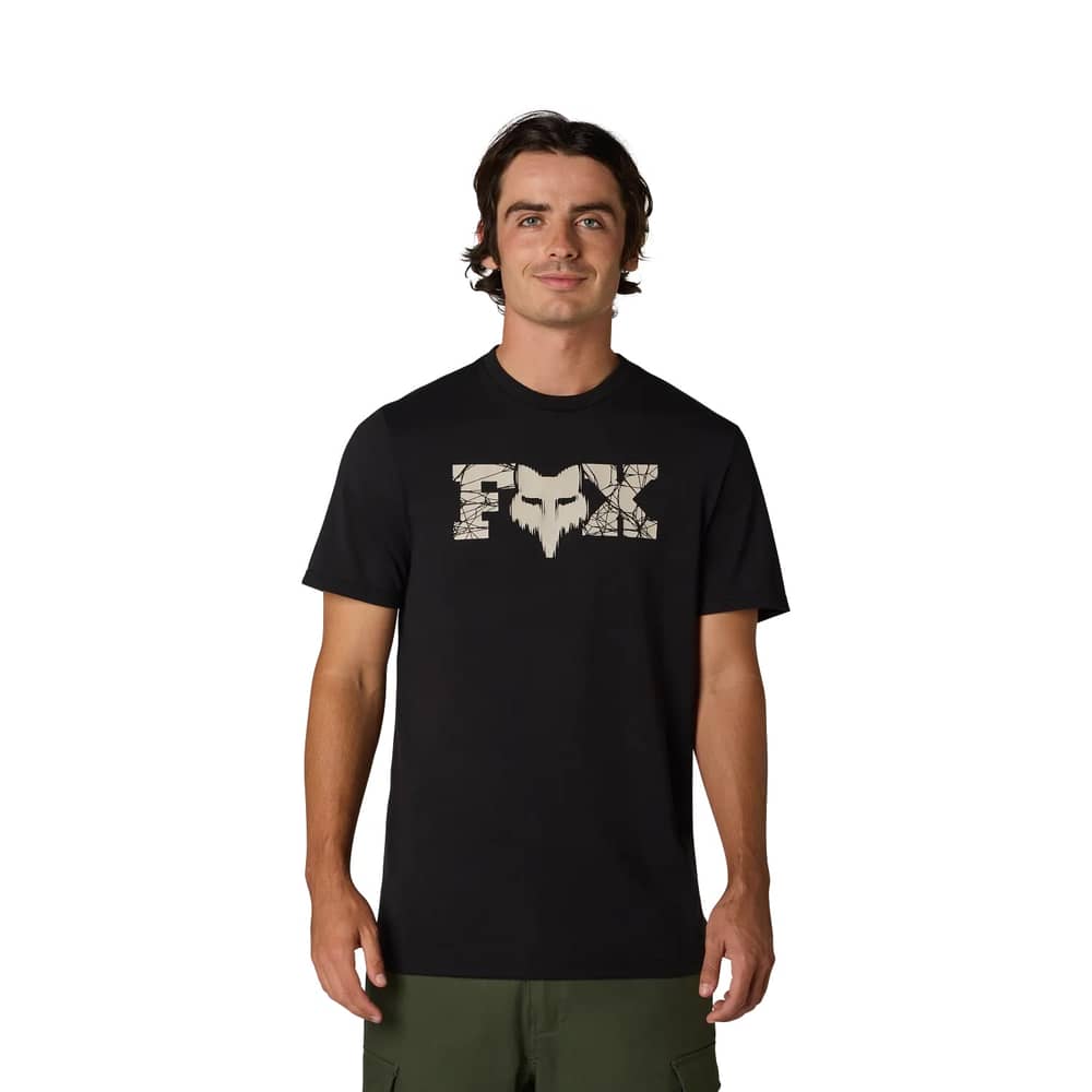 Fox Diffuse Dri-Release Short Sleeve Tee in Black - Image 3 of 5