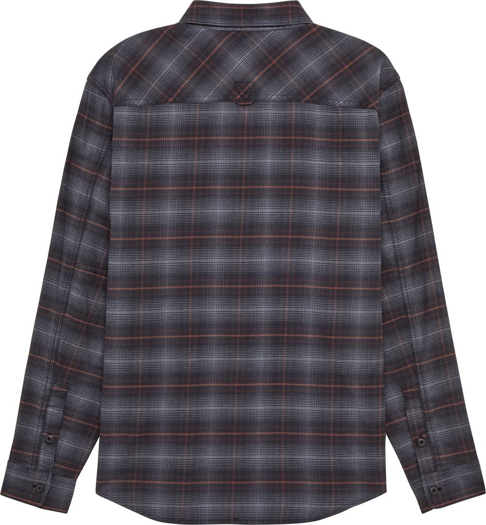 Fox Survivalist Stretch Flannel Long Sleeve in Black - Image 2 of 2