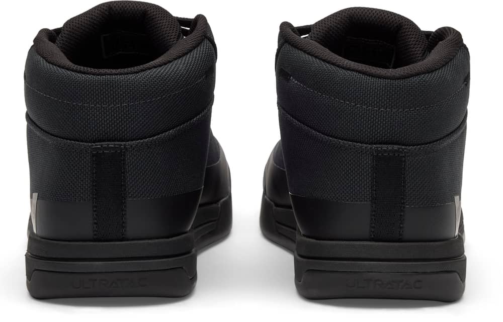 Fox Union Canvas Mid Shoes in Black - Image 5 of 10