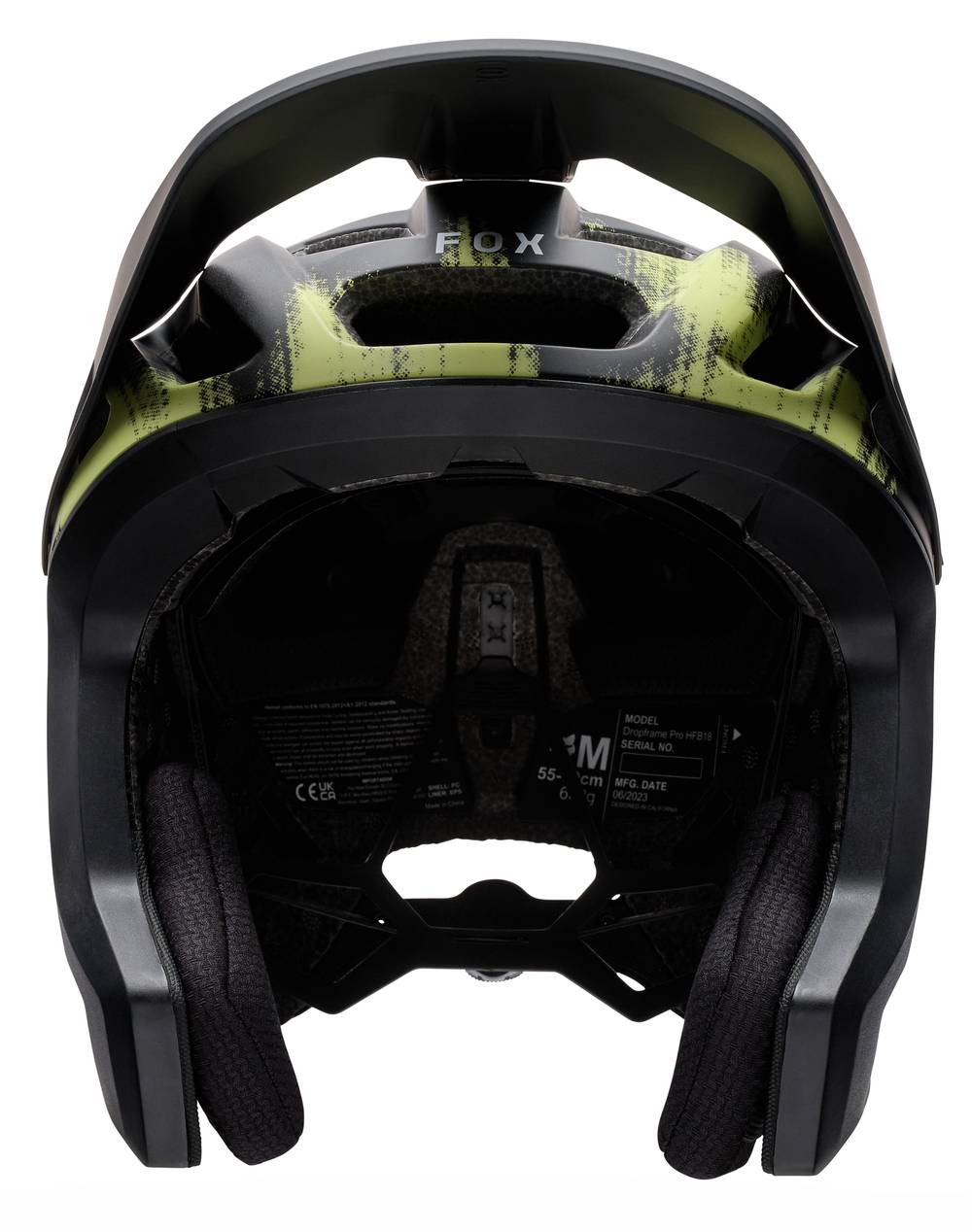 Fox Dropframe Pro Flow Helmet in Black - Image 3 of 6