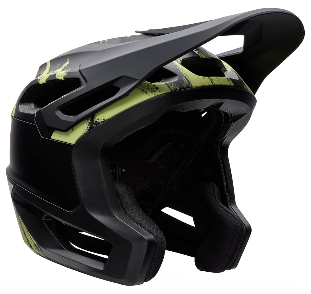 Fox Dropframe Pro Flow Helmet in Black - Image 1 of 6