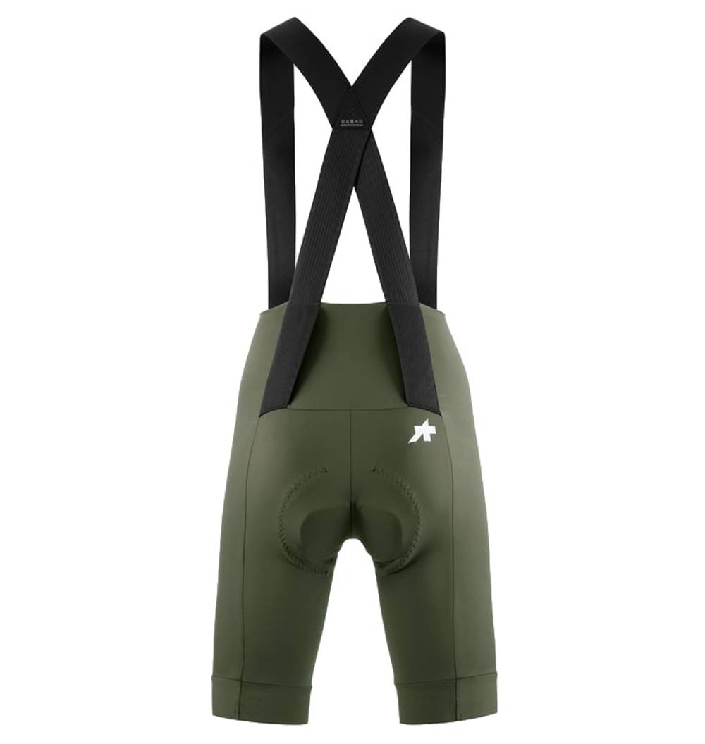 Assos Uma Gt S11 Bib Shorts in Moss Green - Image 2 of 2