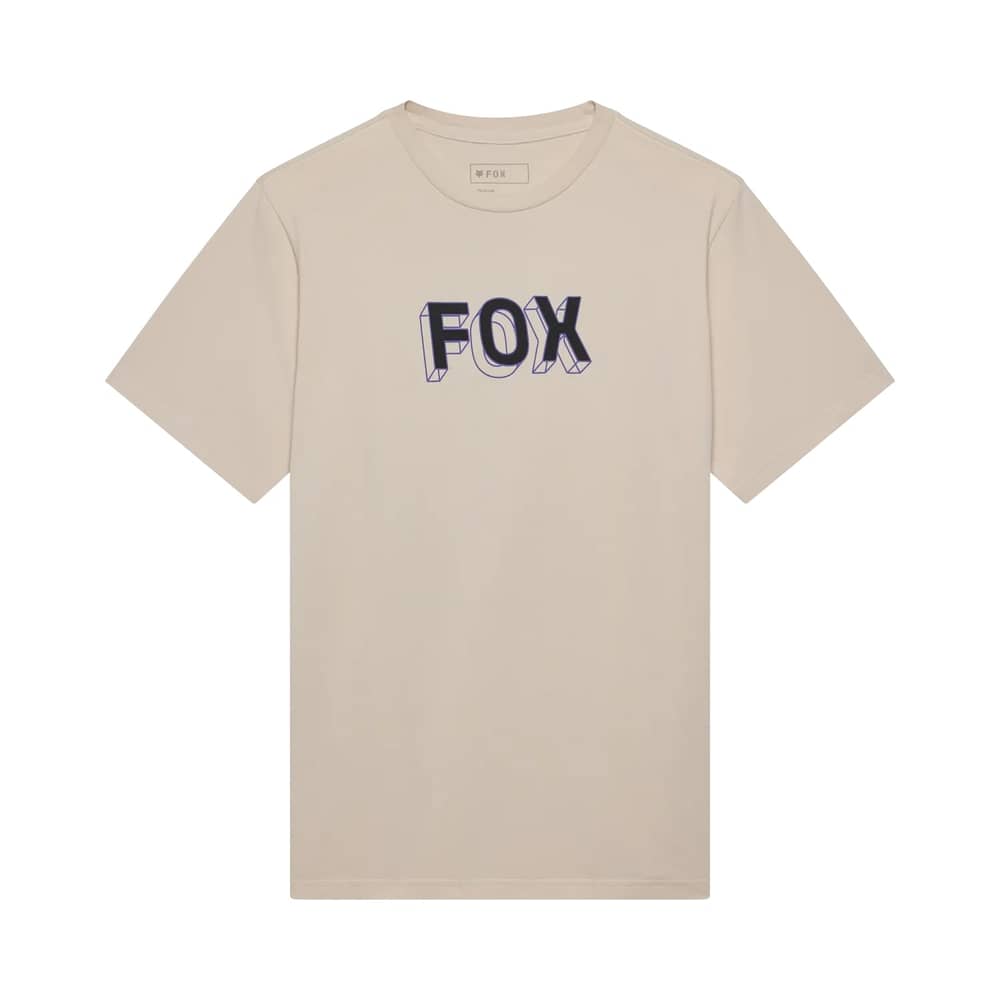 Fox Image Print 195 Original Short Sleeve Tee in Chalk - Image 1 of 2