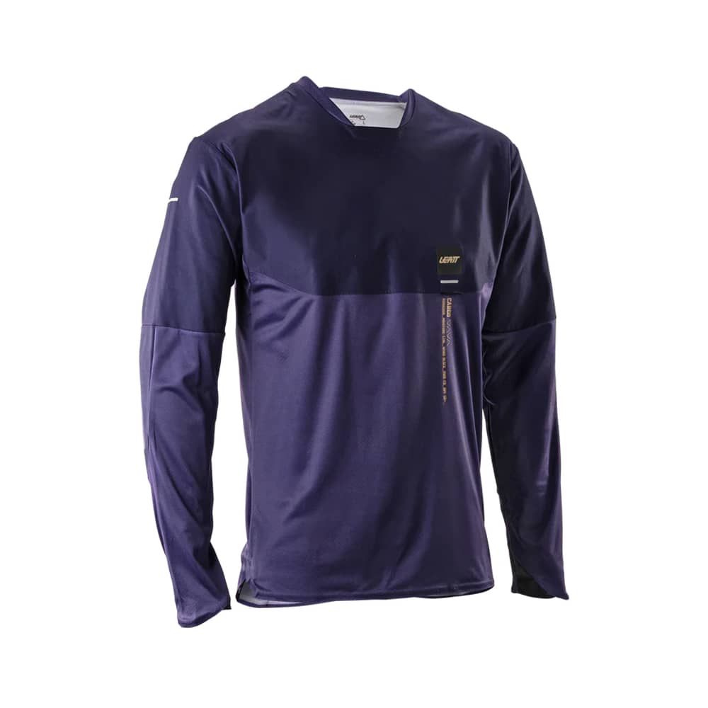 Leatt Leatt | Jersey Mtb Trail 6.0 Cargo Long Sleeve Men's | Size Medium In Galaxy Blue