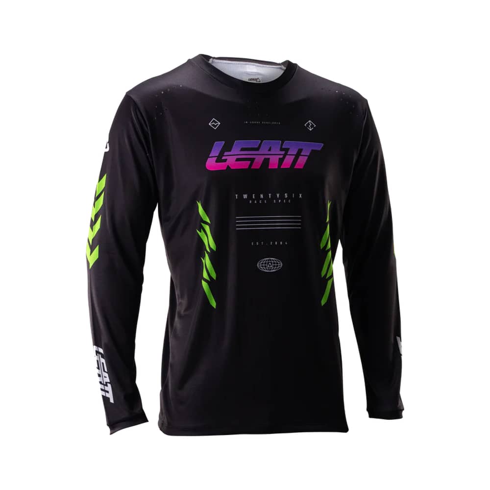 Leatt | Jersey Mtb Gravity 4.0 Long Sleeve Men's | Size Xx Large In Race Black