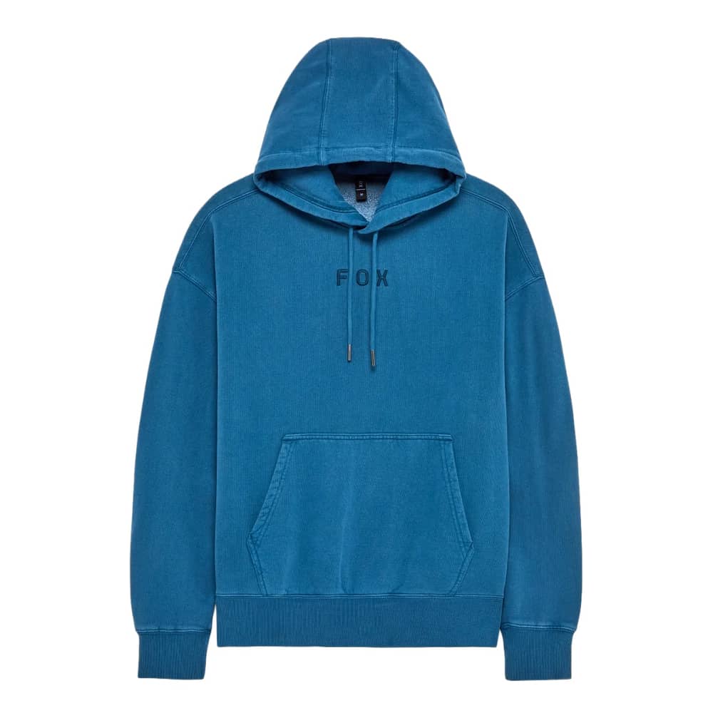 Fox Wordmark Oversized Fleece Pullover in Twilight - Image 1 of 2