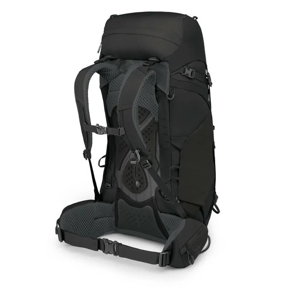 Osprey Kestrel 48 Backpack in Black - Image 2 of 3