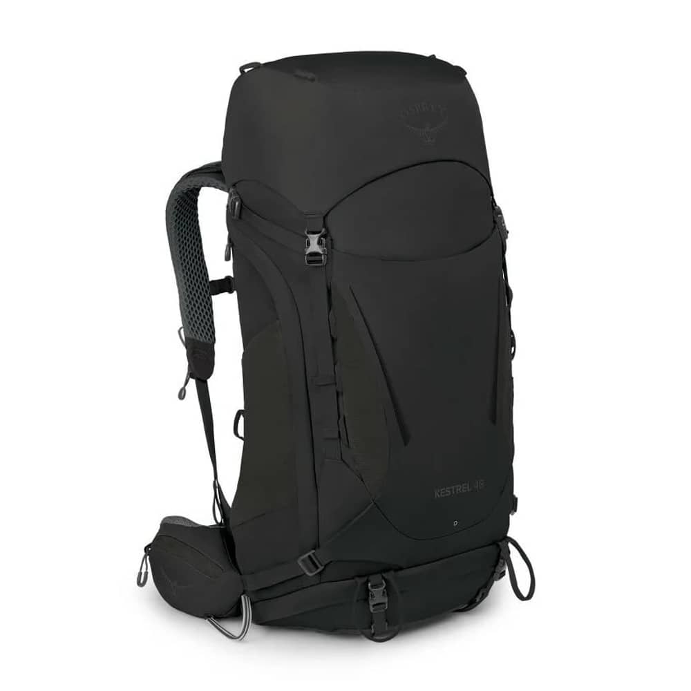 Osprey Kestrel 48 Backpack in Black - Image 1 of 3