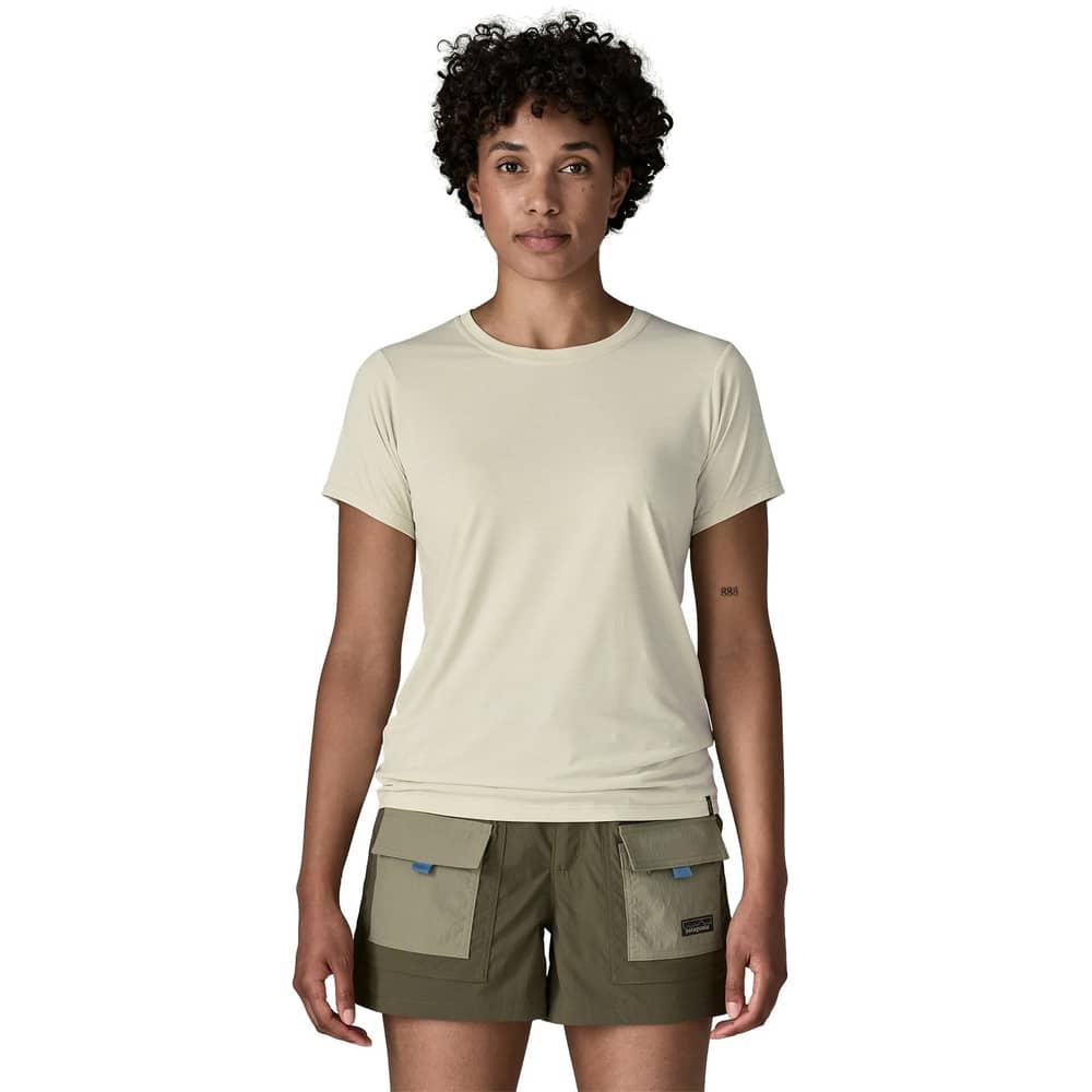 Patagonia Women's Cap Cool Daily Shirt in Dyno White - Image 2 of 3