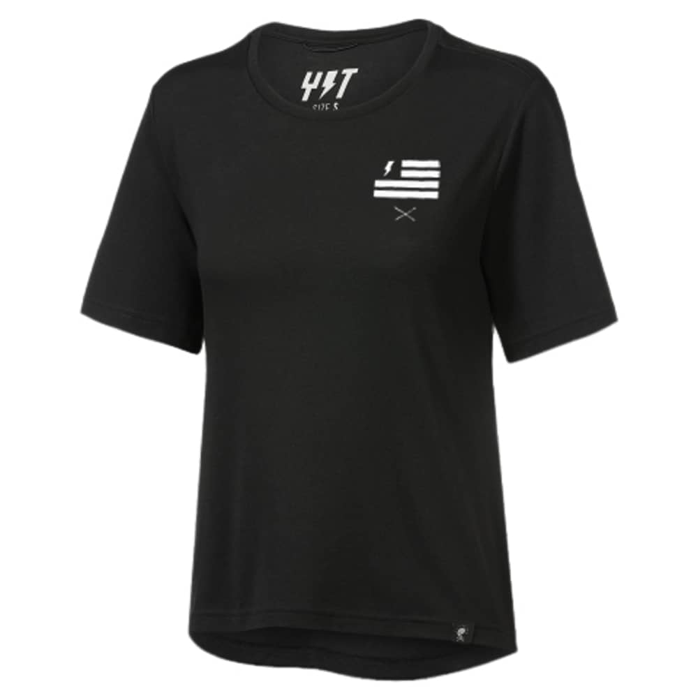 Yt Yt | Flash Flag T-Shirt Women Women's | Size Small In Black
