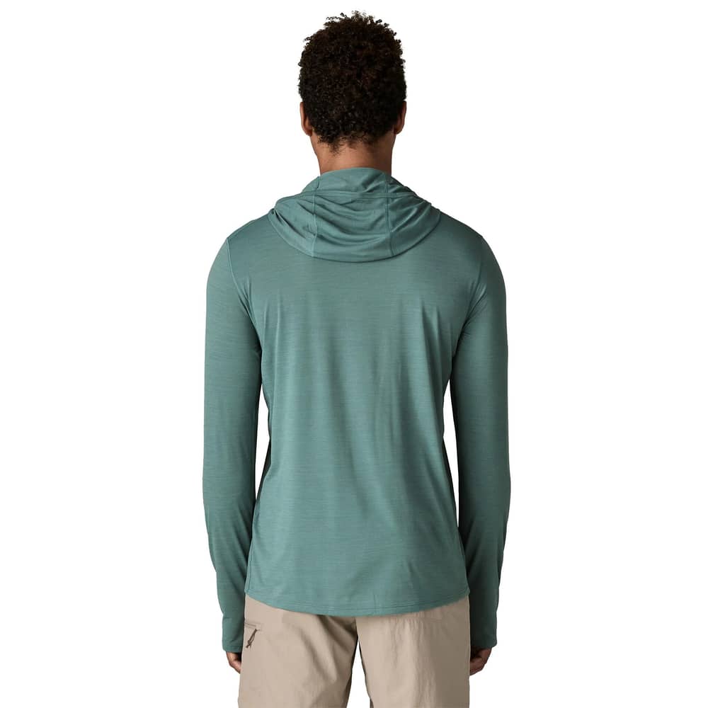Patagonia Men's Cap Cool Ultra Hoody in Blue Sage / Light Blue Sage X-Dye - Image 3 of 3
