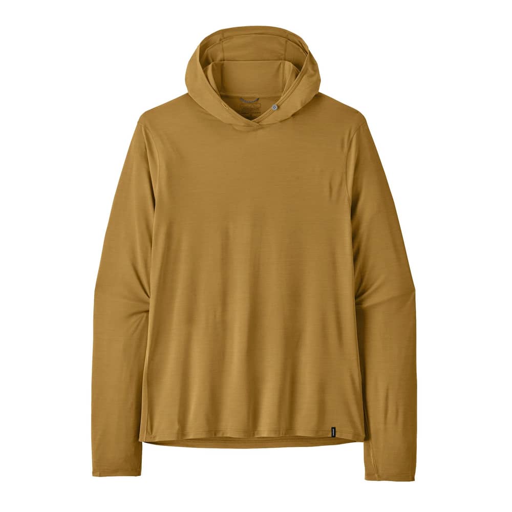 Patagonia Men's Cap Cool Ultra Hoody in Bobcat Brown / Light Bobcat Brown X-Dye - Image 1 of 3