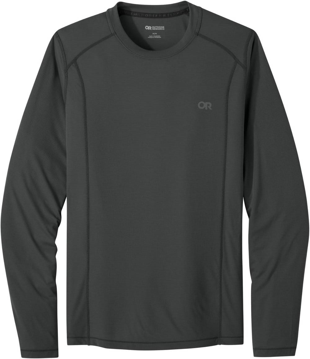 Outdoor Research Men's Echo Long Sleeve Tee in Storm - Image 1 of 3