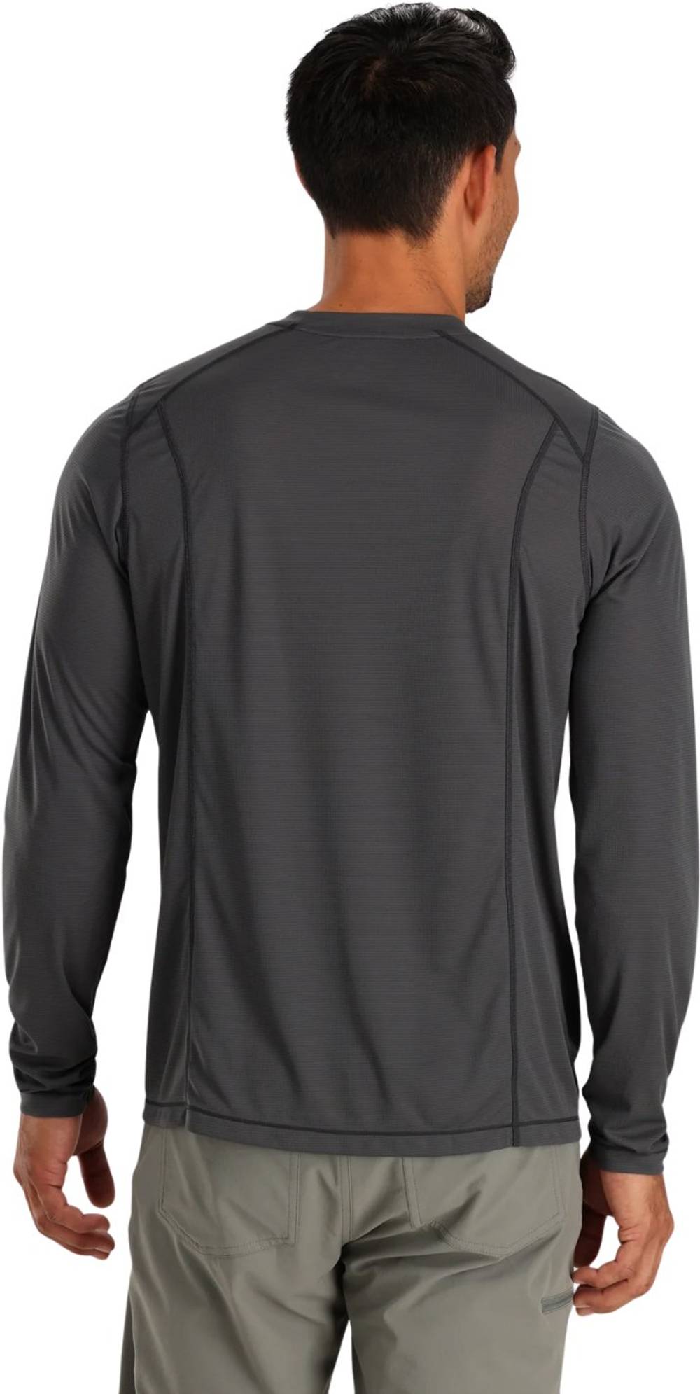 Outdoor Research Men's Echo Long Sleeve Tee in Storm - Image 3 of 3