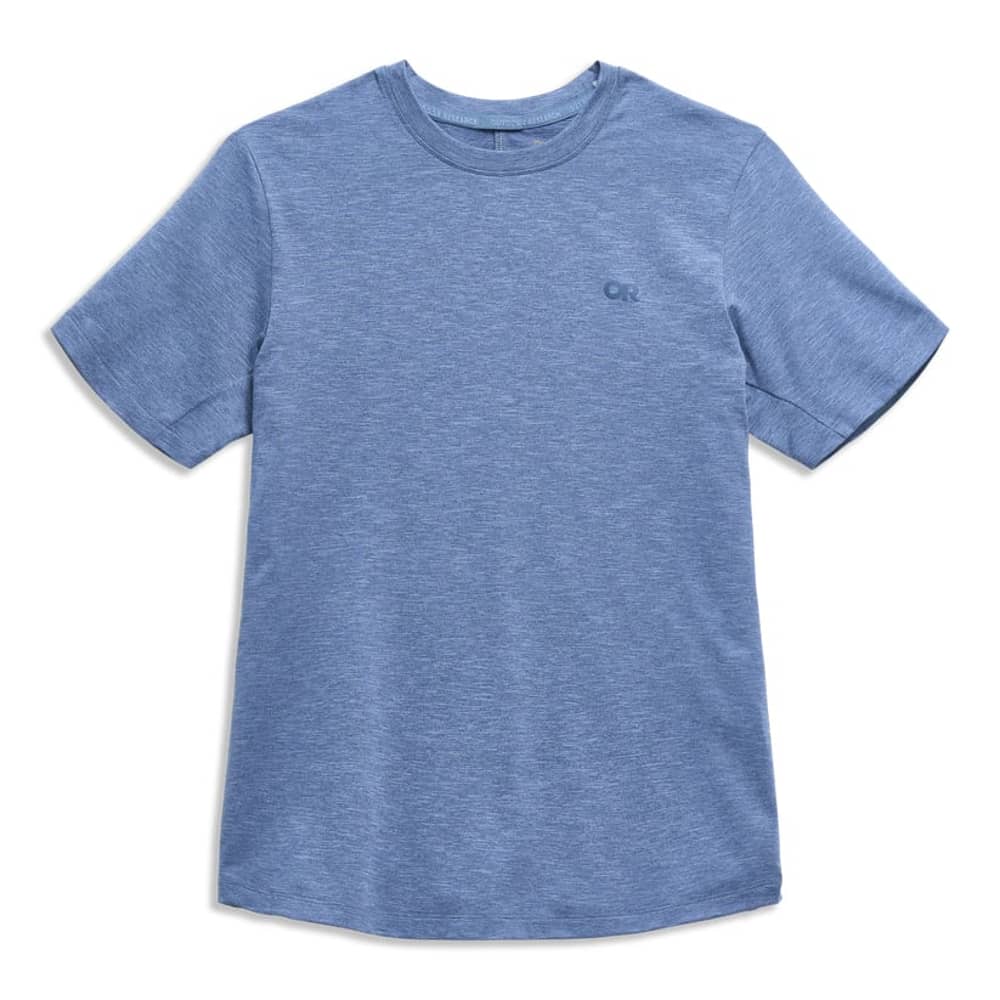 Outdoor Research Women's ActiveIce Spectrum Sun T Shirt in Ascent Blue Heather - Image 1 of 3