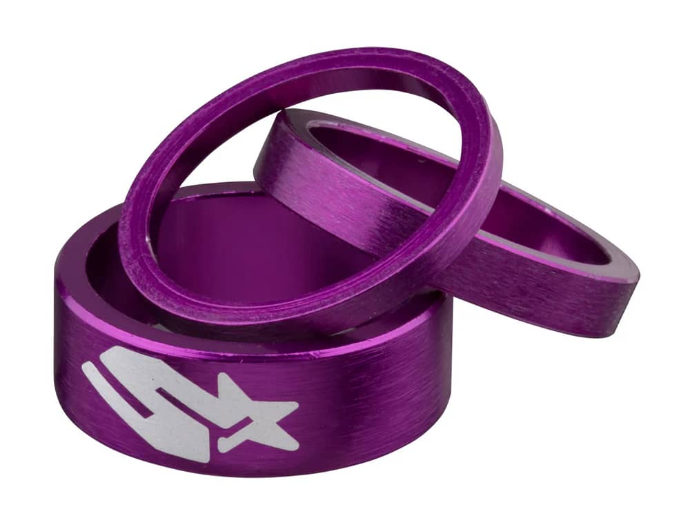 Spank Spank | Headset Spacer Kit Purple | Aluminum