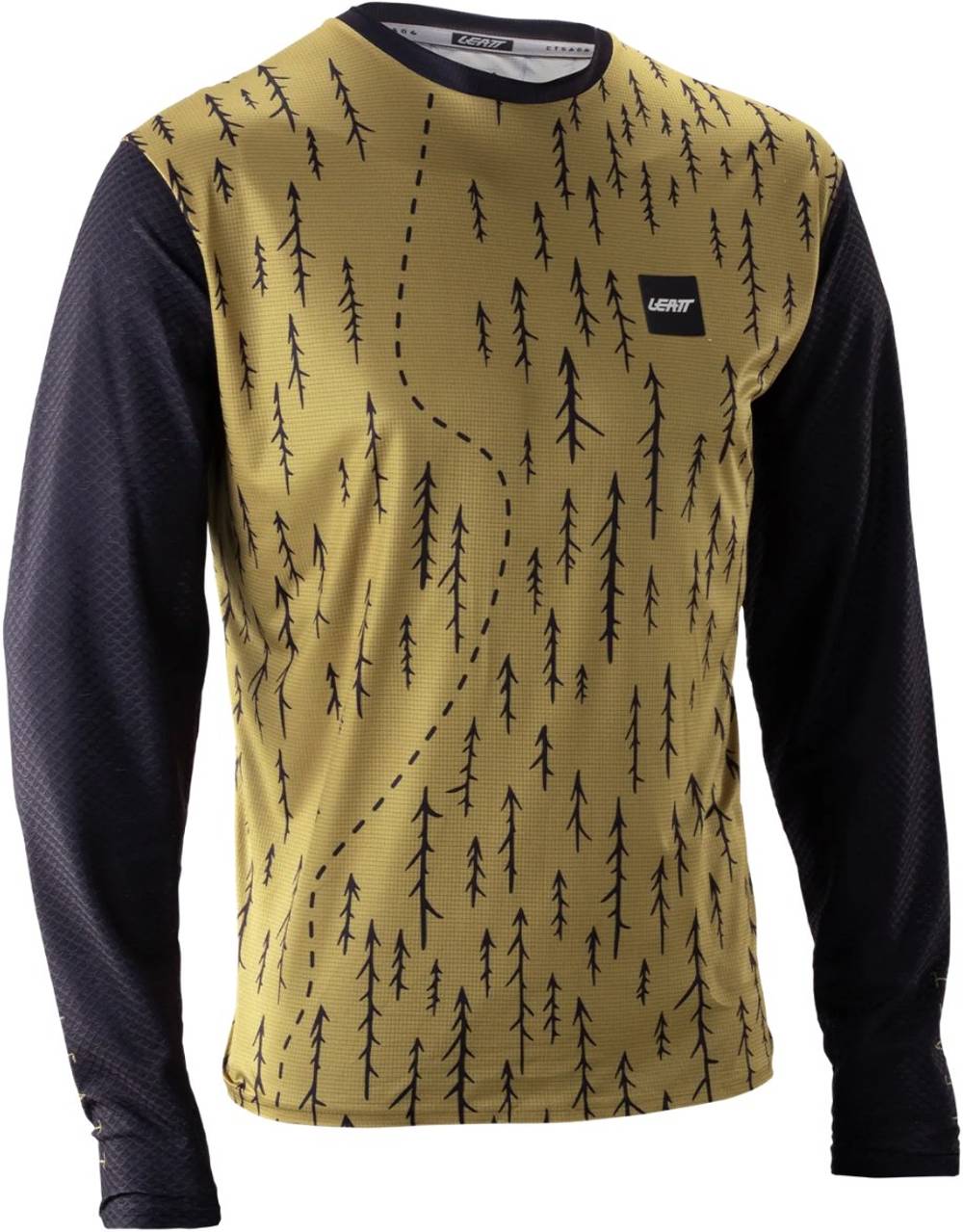 Leatt Jersey MTB Trail 3.0 Long Sleeve in Trails Brown - Image 1 of 2