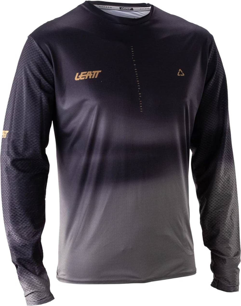 Leatt Jersey MTB Trail 3.0 Long Sleeve in Ghost Black - Image 1 of 2