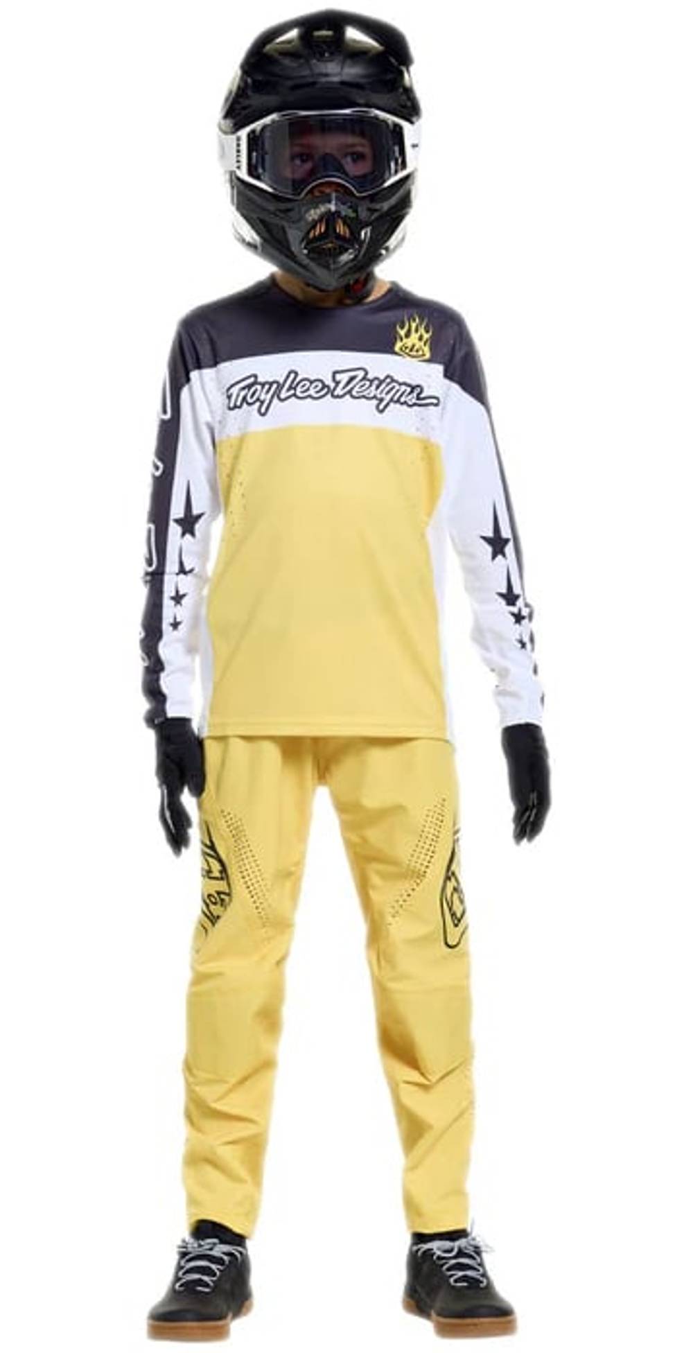 Troy Lee Designs Youth Sprint Pro Pant in Mono Butter - Image 2 of 3