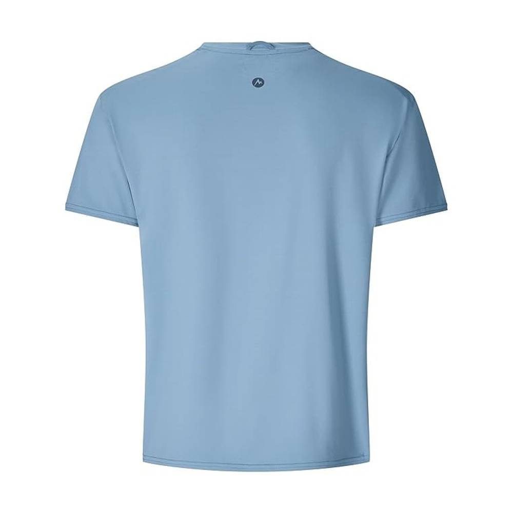 Marmot Men's AirExchange UPF 50 Crew Short Sleeve in Summer Storm - Image 2 of 6