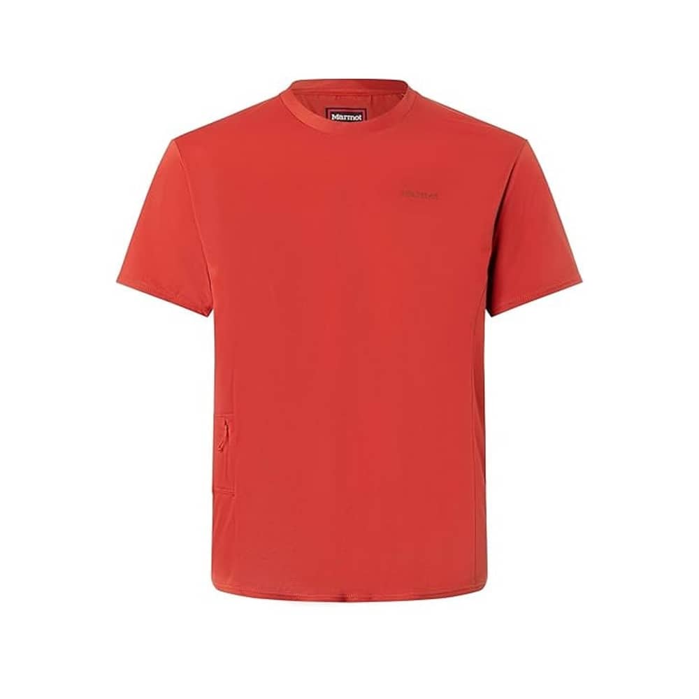 Marmot Men's AirExchange UPF 50 Crew Short Sleeve in Sumac - Image 1 of 3