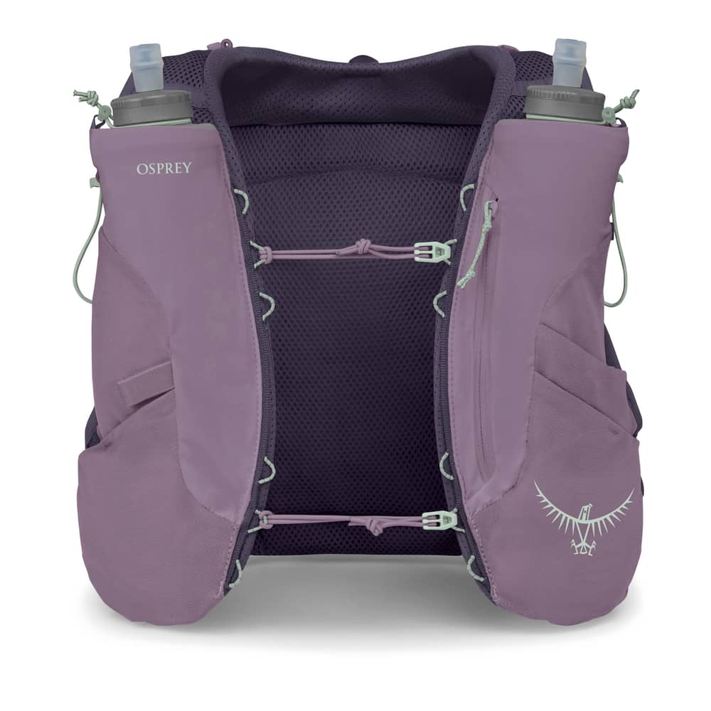 Osprey | Dyna 6 With Flasks Hydration Vest | Purple Dusk | Wl Hydration Pack | Nylon