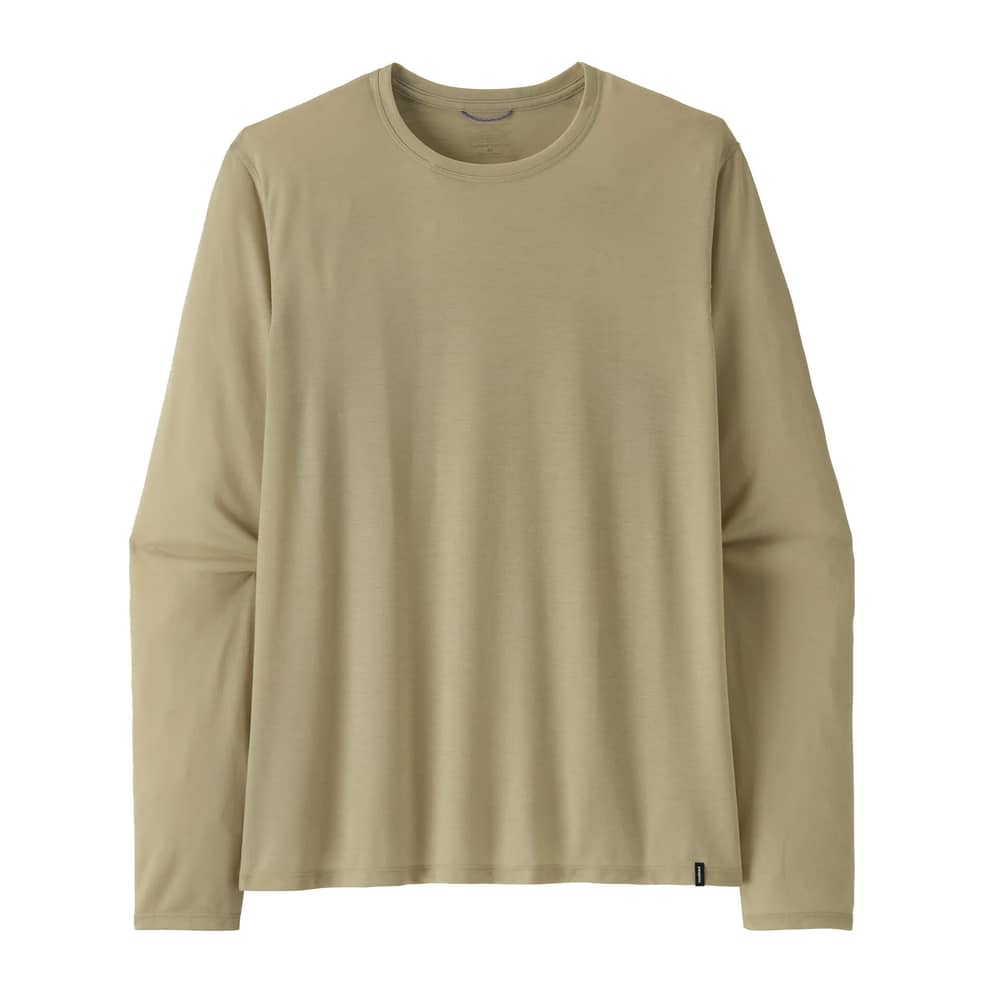 Patagonia Men's Long Sleeve Cap Cool Trail Shirt in Weathered Stone - Image 1 of 3