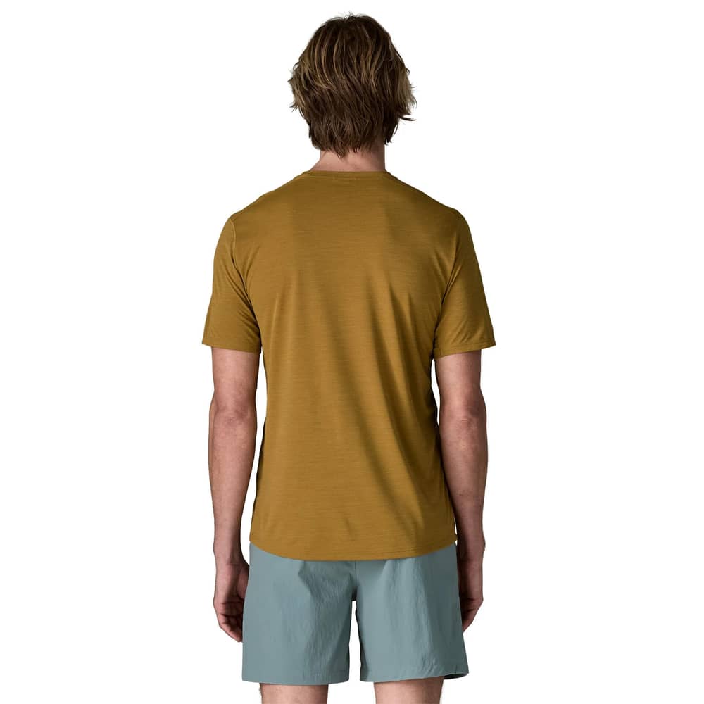 Patagonia Men's Cap Cool Ultra Shirt in Bobcat Brown / Light Bobcat Brown X-Dye - Image 3 of 3