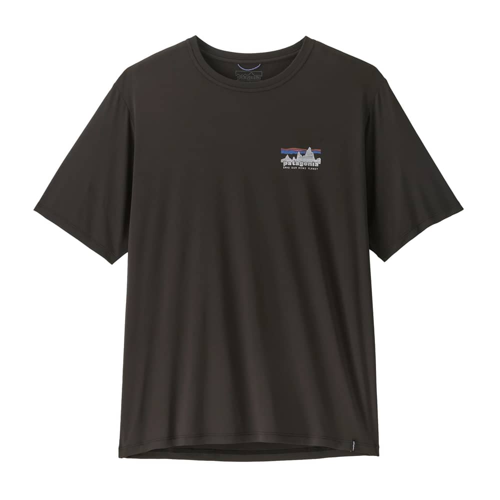 Patagonia Men's Cap Cool Daily Shirt - '73 Skyline in Black - Image 1 of 2