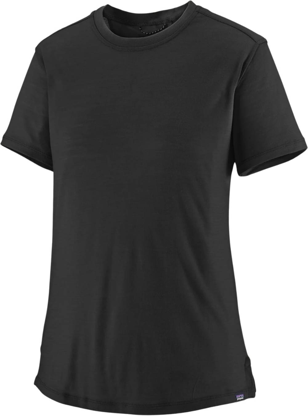 Patagonia Women's Cap Cool Merino Blend Shirt in Black - Image 1 of 3