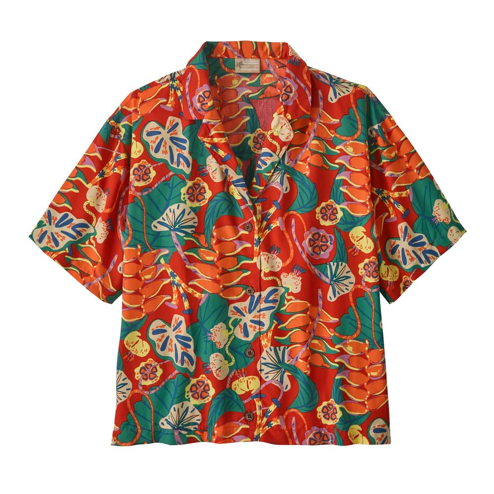 Patagonia Patagonia | Women's Tidal Threads Shirt | Size Extra Large In Shelly Shelly/mellow Melon