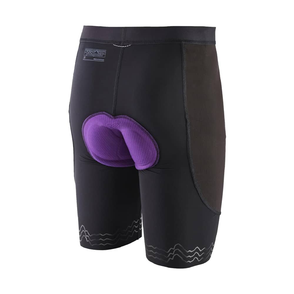Patagonia Men's Dirt Roamer Liner Bibs in Black - Image 4 of 6